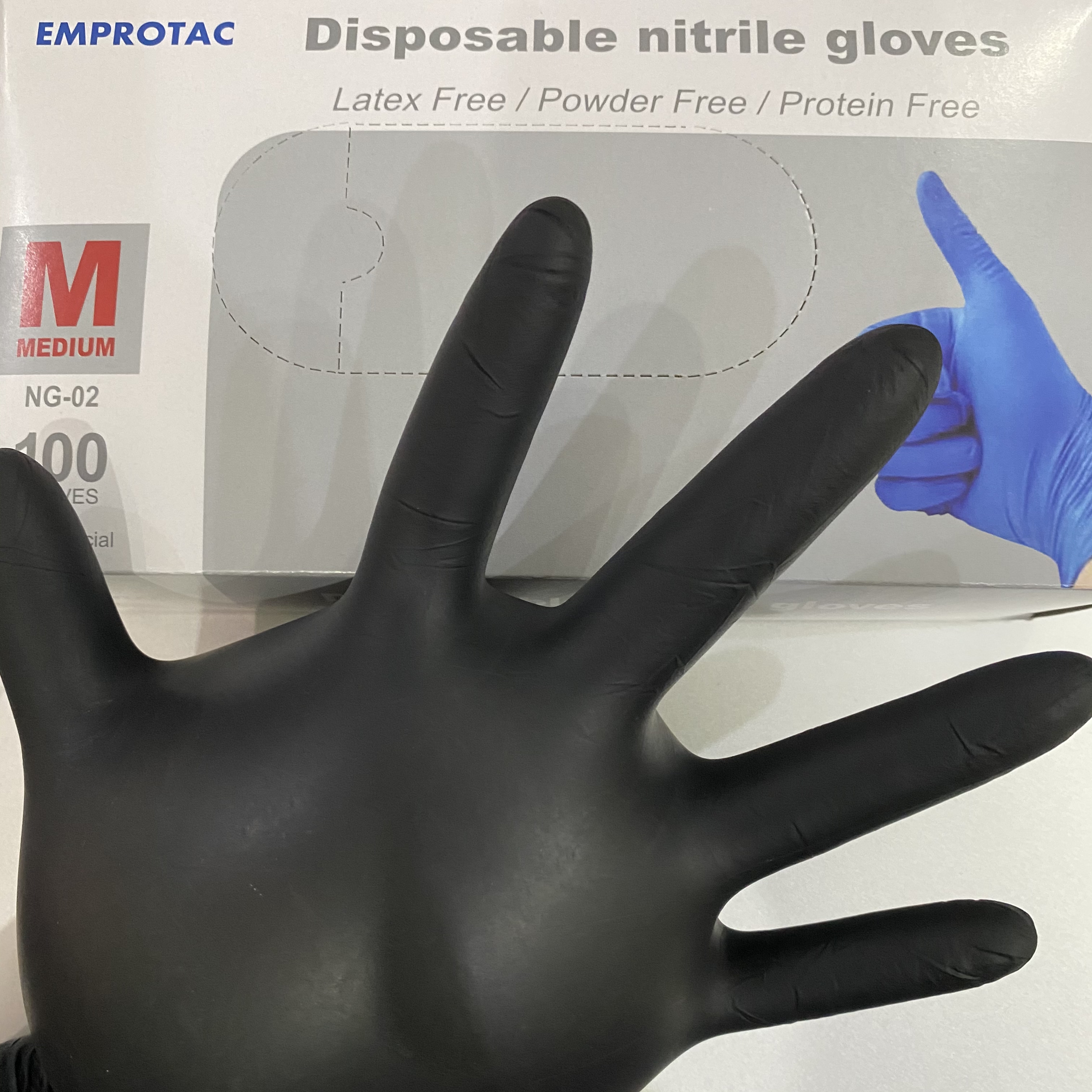 Zwart Wegwerp Nitril Handschoenen Werk Voedsel Koken Handschoenen Keuken Waterdichte Schoonmaak Handschoenen