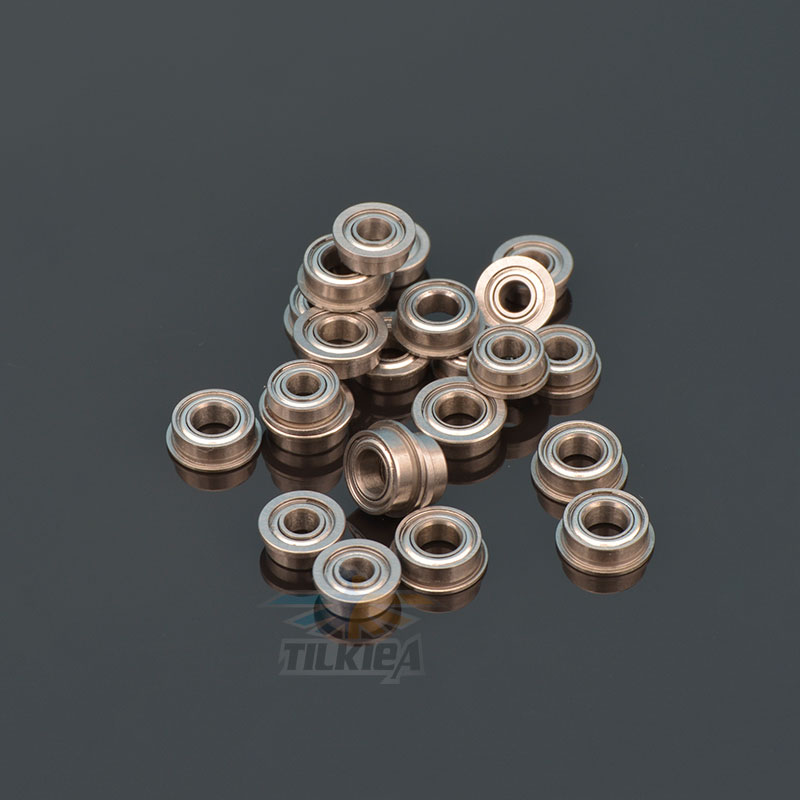 5 stk. høyhastighetslager til rc-båt, 3 x 6 x 2.5mm/3 x 7 x 3mm/4 x 7 x 2.5mm/4 x 8 x 3mm/5 x 10 x 4mm for 3mm / 4mm / 5mm- akslet rc-båt