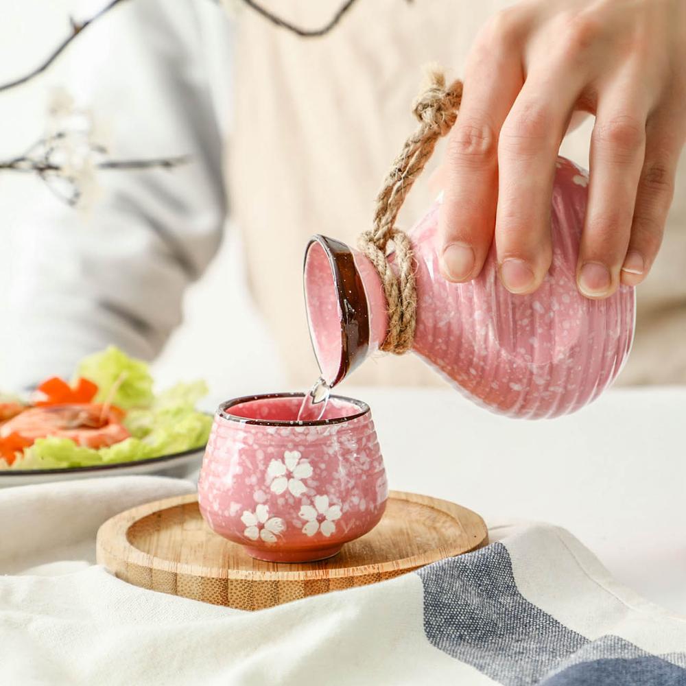Taza de cerámica de vidrio para Bar, restaurante, estilo japonés, vaso de cristal para vino, Whisky, Vodka, taza de café