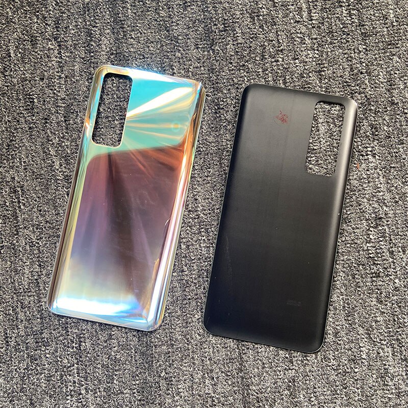 For Huawei Nova 7 5G Battery Cover Back Housing Glass Rear Door Case With Camera Lens+Adhesive Sticker JEF-AN00 NX9 AN20