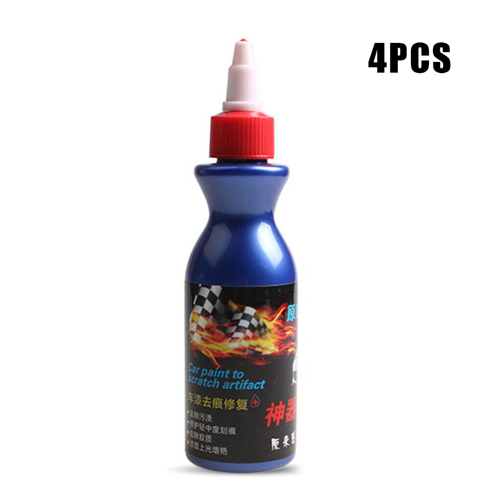 Car Polish Paint Maintenance Wax Scratch Repair Remover Car Care Grinding Liquid J2Y: 4pcs