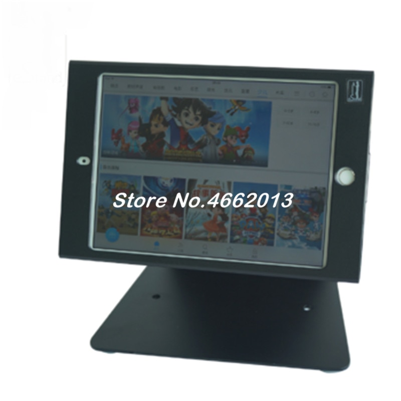 Tablet pc stand voor iPad mini 1 2 3 4 houder desktop security houder stand voor kiosk POS veilig met lock winkel ondersteuning display