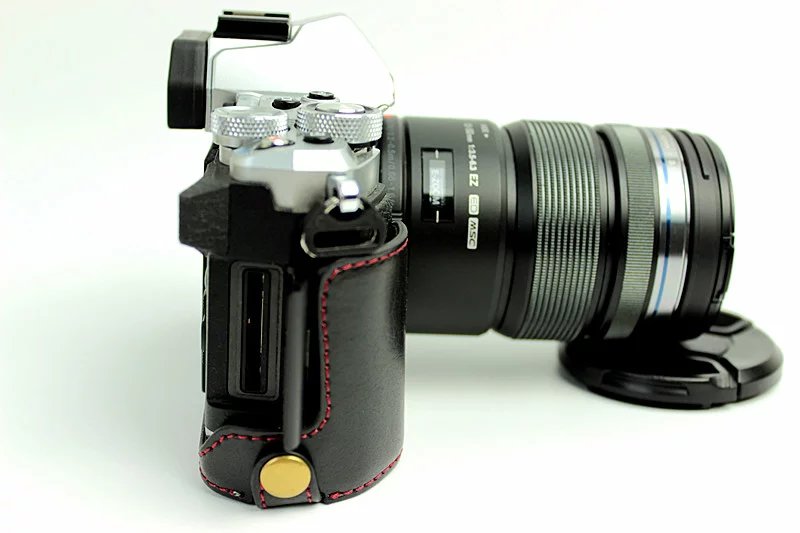 Funda protectora de cuero para cámara Olympus OM-D EM5 II E-M5 Mark II EM5 III E-M5 Mark III