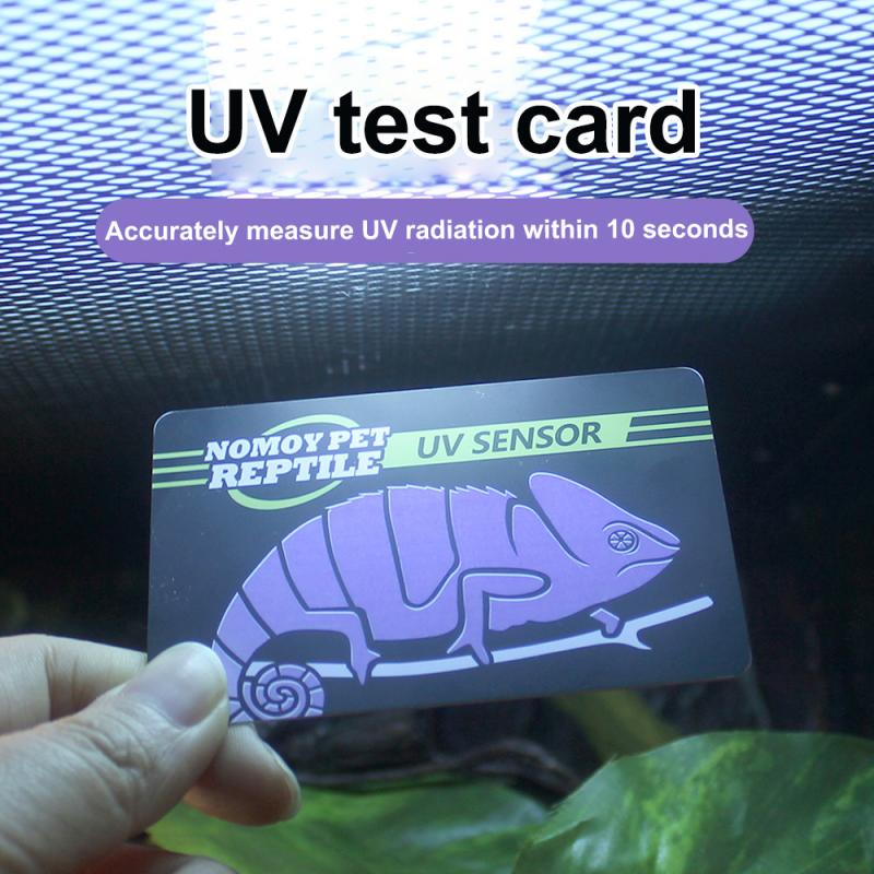 5 stücke UVB Prüfung Karten Reptilien Terrarium UV Prüfung Karte Leben Effektive Prüfungen Messung analysieren Werkzeuge