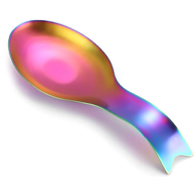 Fish-Shaped Stainless Steel Spoon Holder, Stainless Steel Cutlery Spoon Holder, Scraper Spoon Holder: Default Title