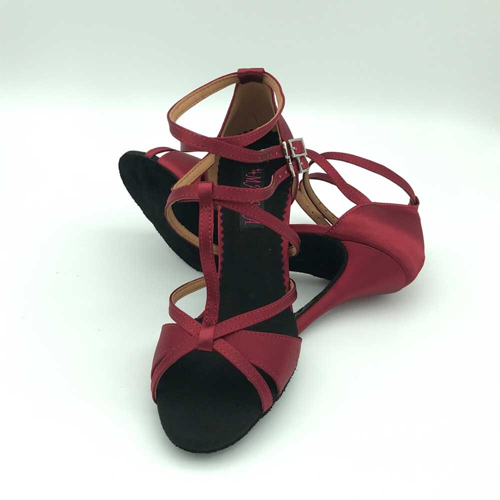 High Heel Latin Dance Shoes For women Salsa shoes pratice shoes comfortable shoes MS6232BG Low heel available