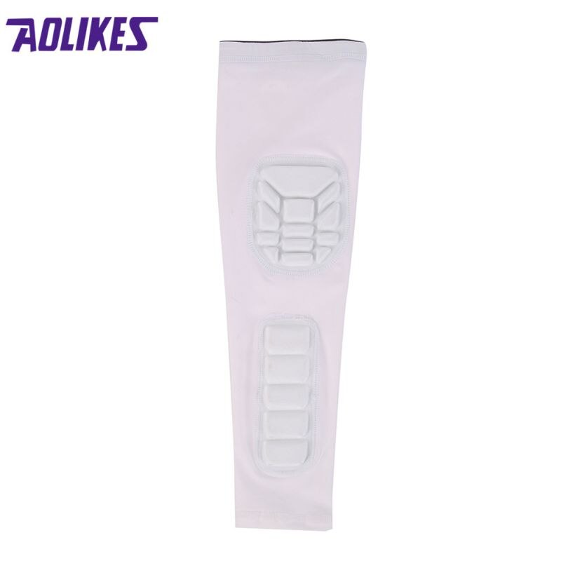 Arm Warmers Sport Basketball Sleeves Honeycomb Anti-collision Non-slip Compression Elbow Pads Protector Armband Safety Band