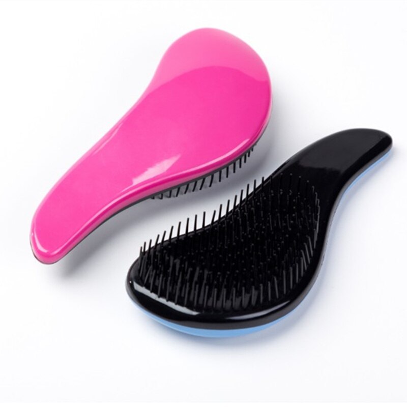 Peines de plástico para el pelo para mujer, cepillo de pelo para ducha prendedores blandos, herramientas de estilismo, 1 unidad