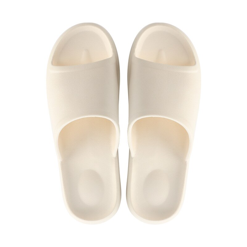 Xiaomi Leisure Bathroom Home Men Woman Slippers Dust-proof Non-slip Soft Bottom Bathing Flip Flop Lightweight Sandals: White 37-38