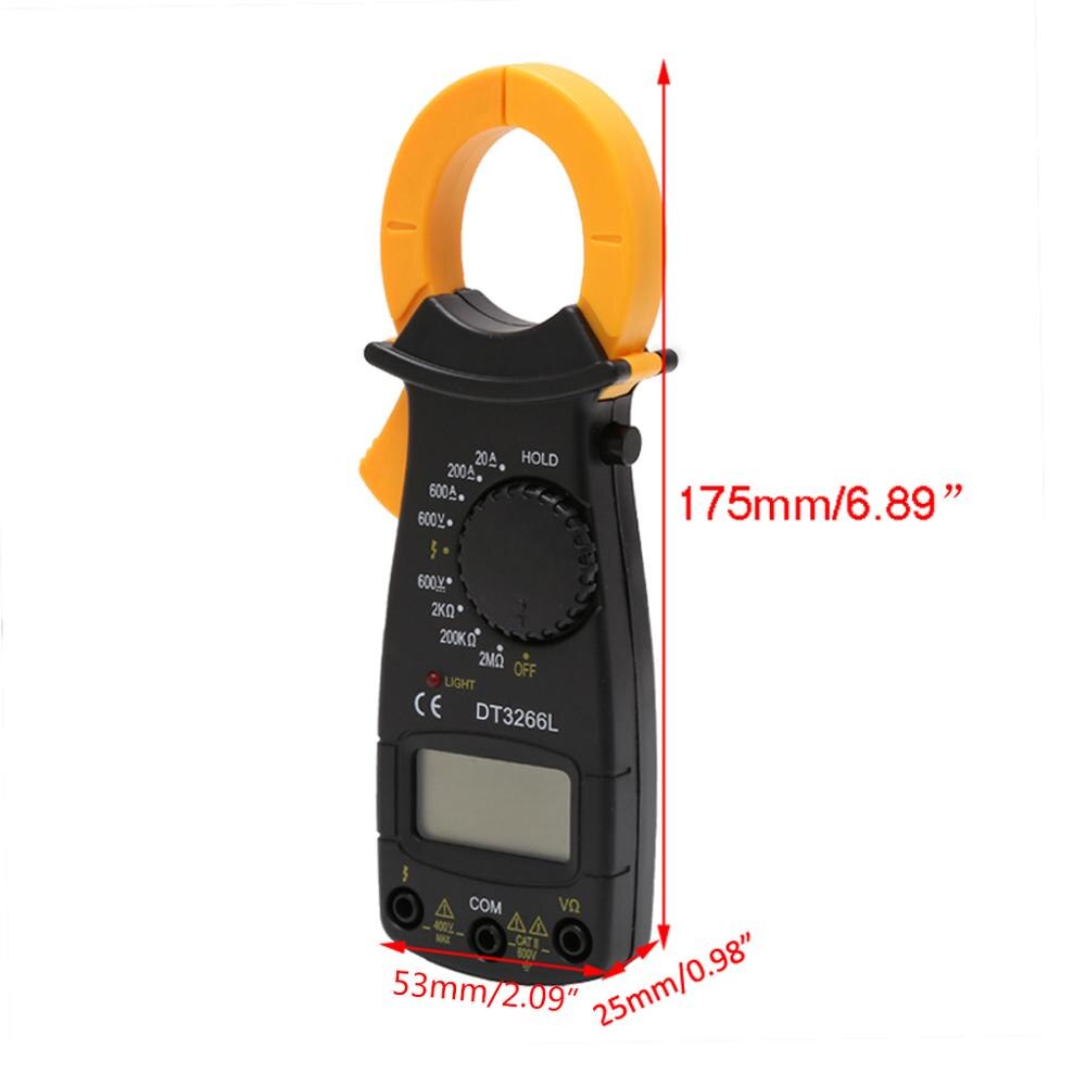 Digital Clamp Meter Multimeter Voltage Current Tongs Resistance Tester Electronic Multitestre Medidor Multimetre Tools