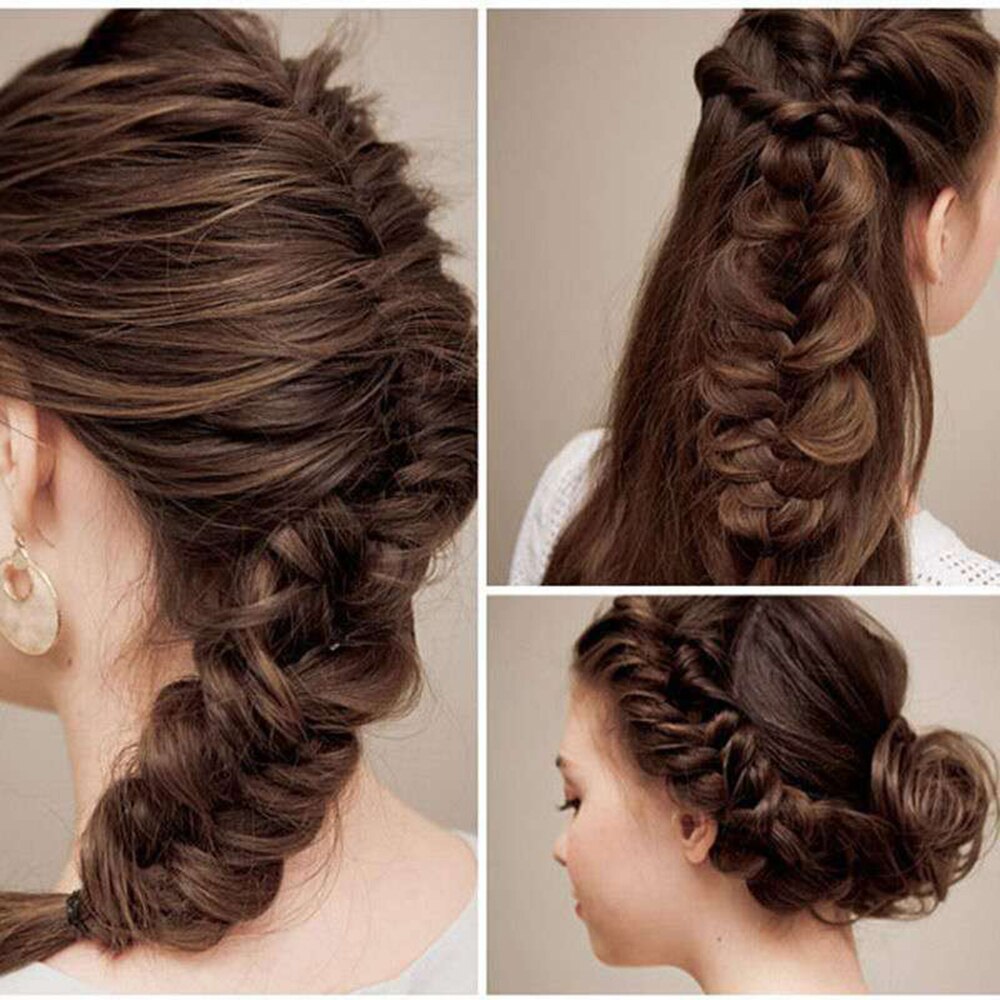 Horquilla mágica de moño para peinado para mujer, horquillas con cabeza de albóndiga, Clip de goma, accesorios para el cabello, herramienta de trenzado de cabello