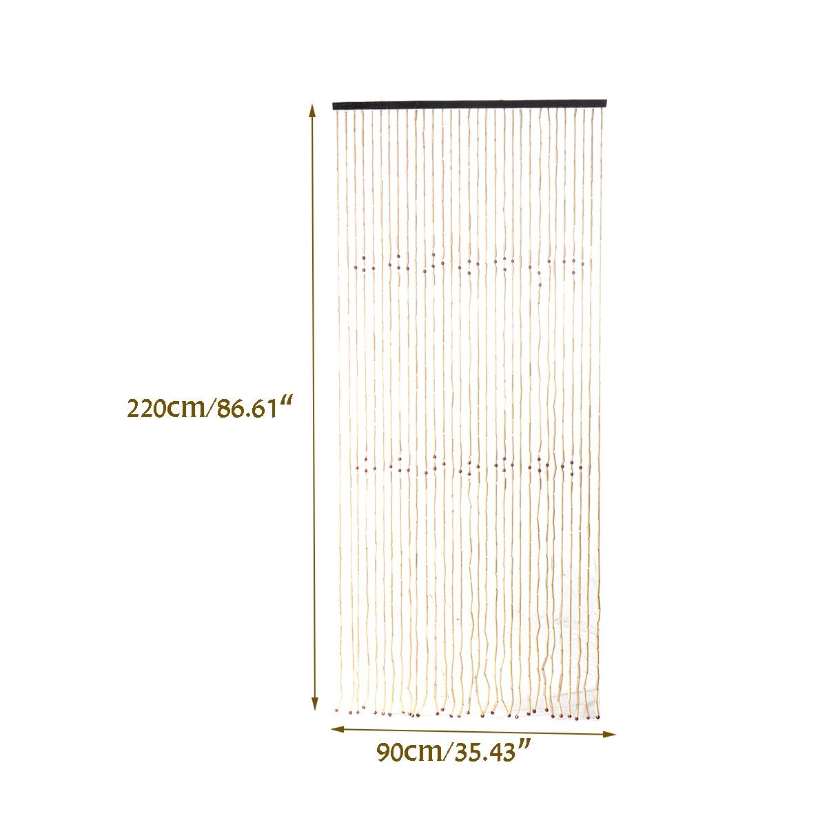31 linjer håndlagde tre persienner 90 x 220cm treperle gardiner fly skjerm Port deler ren til gangen stue dør vindu
