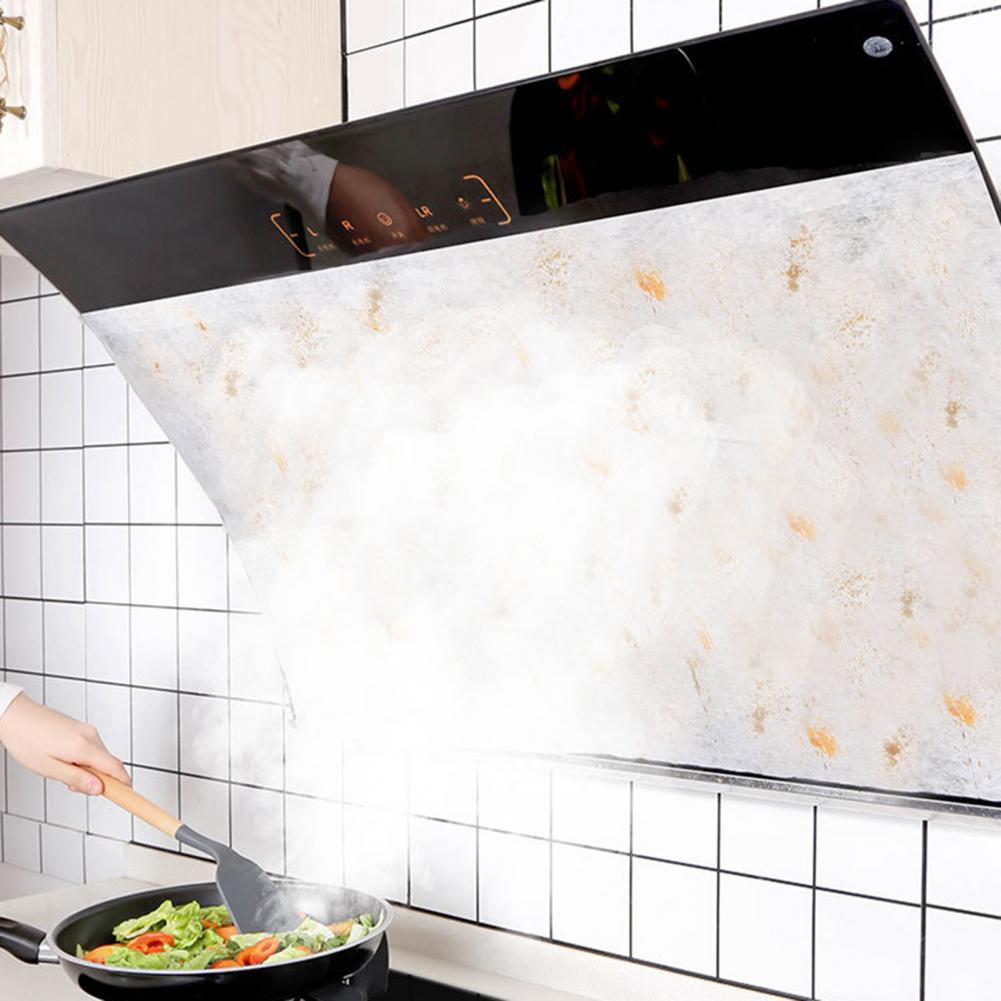1 rotolo di carta per filtro olio carta per filtro olio universale filtro per cappa monouso in tessuto Non tessuto assorbente olio per cucina