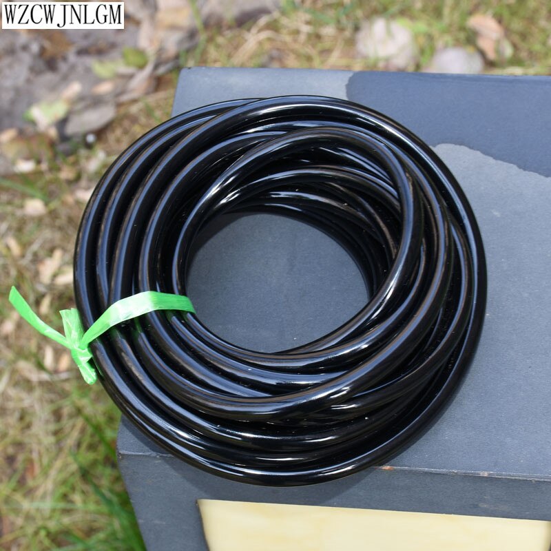 Garden Irrigation 4 / 7mm Black Mini Hose Drip Irrigation Greenhouse Arrow Hose 5m