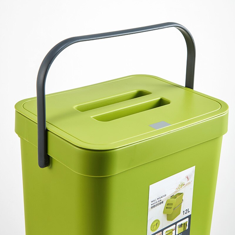 Toilet Waste Bins Kitchen Trash Can Car Recycle Door Hanging Trash Bin Kitchen Dustbin Garbage Rubbish Bin Bathroom Garbage Can