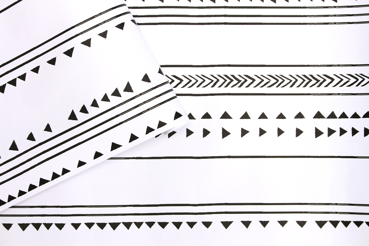 Hapyline Driehoek Schil En Stok Behang Pijl Trellis Zwart Wit Vinyl Zelfklevende Behang Slaapkamer Muur Home Decoratie