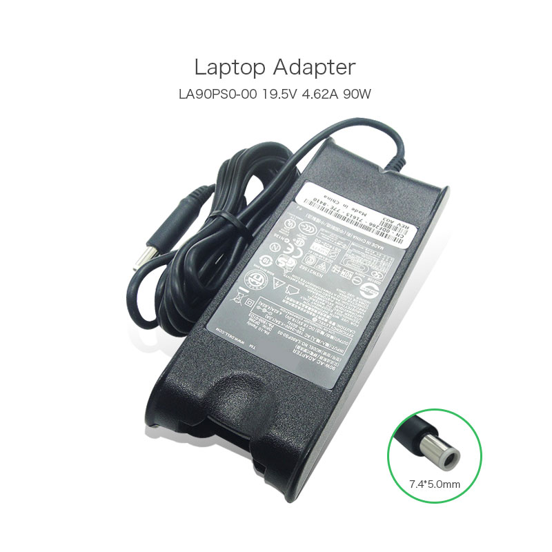 19.5V 4.62A 90W 7.4*5.0mm LA90PS0-00 PA-10 Family DF266 Laptop Adapter Charger for Dell Inspiron 300m 1501 9400 E170 Adapter