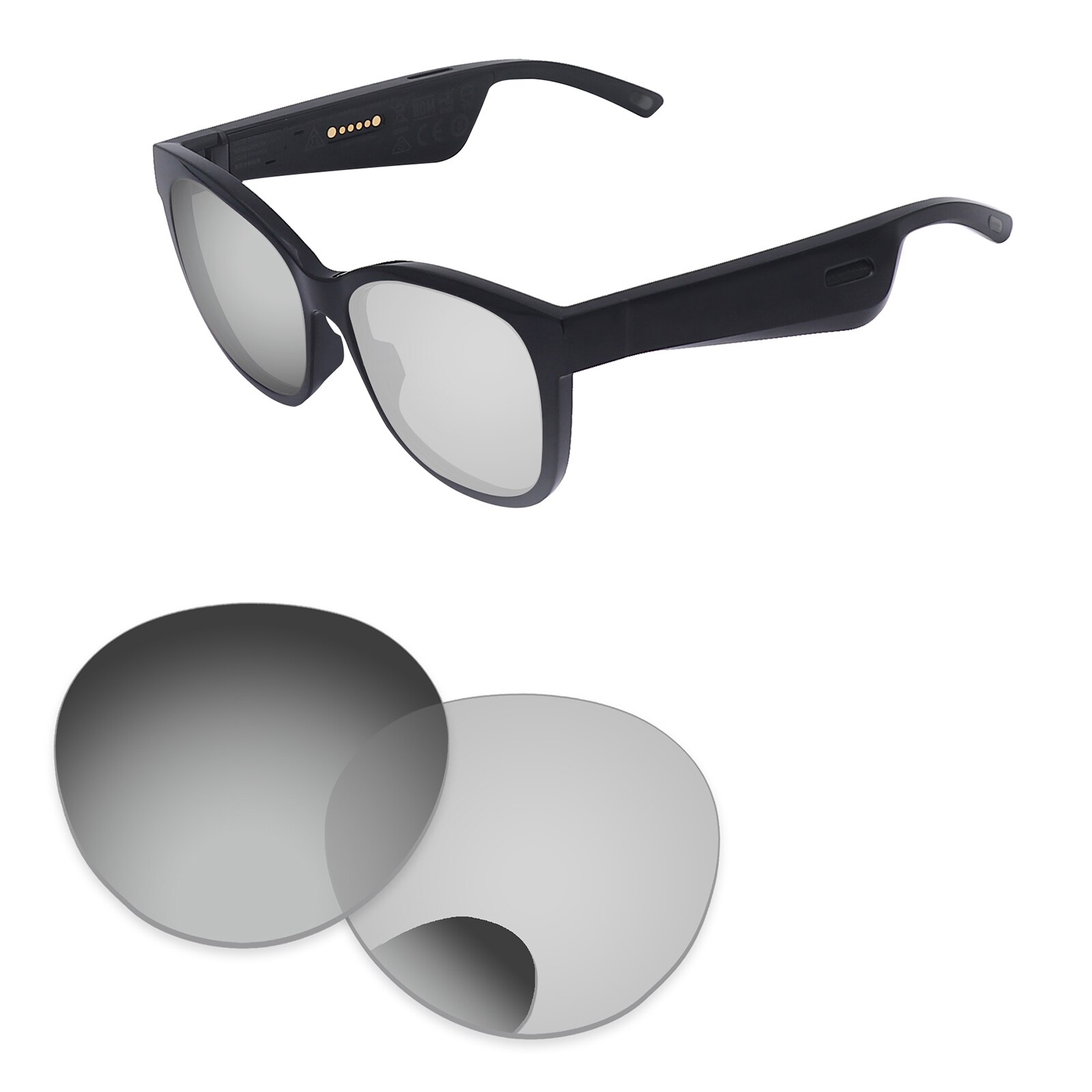 Alphax – verres de remplacement pour lunettes de soleil, polarisées, pour Bose Rondo S/M, Options multiples