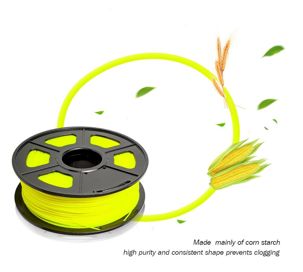 3D Printer Filament PLA 1.75mm 1kg 2.2lbs 3d plastic consumables material 3d filament Nature Works Non-toxic PLA with fast ship