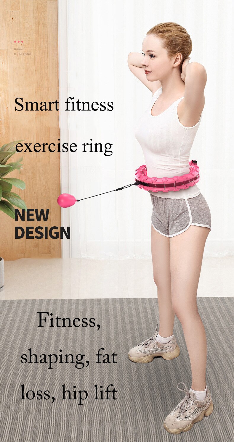 Intelligent Fitness Sport Hoop Smart Sport Hoop Adjustable Thin Waist Exercise Gym Hoop Fitness Equipment Home Training