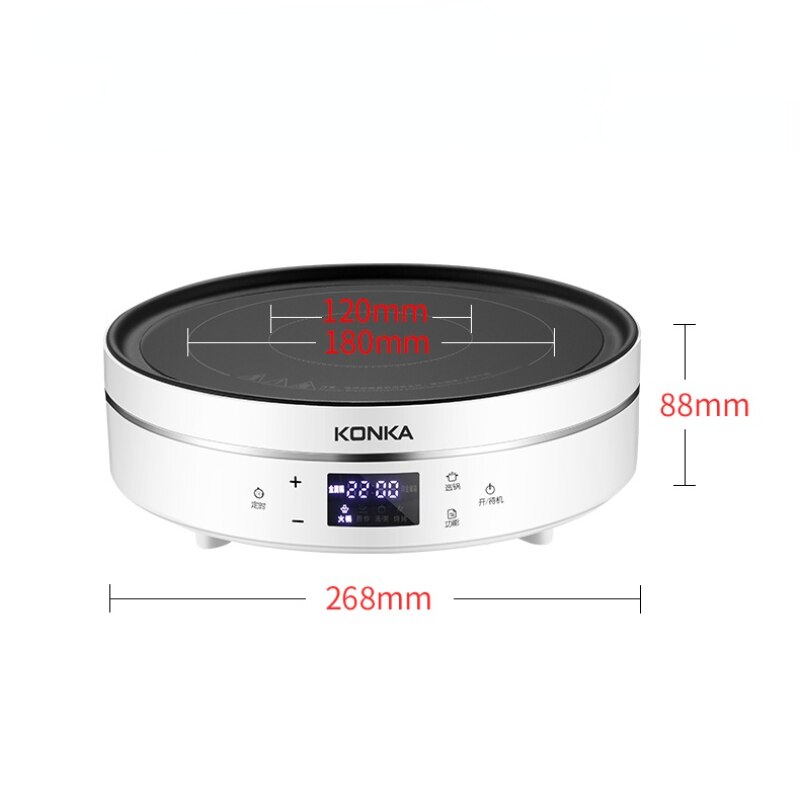 Electric ceramic oven induction cooker household pot tea stove high-power infrared wave heating mini furnace 2200W