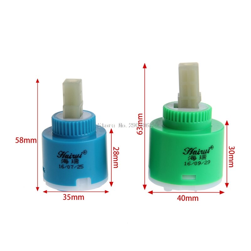 35mm Ceramic Disc Cartridge Inner Faucet Valve Water Mixer Tap -B119