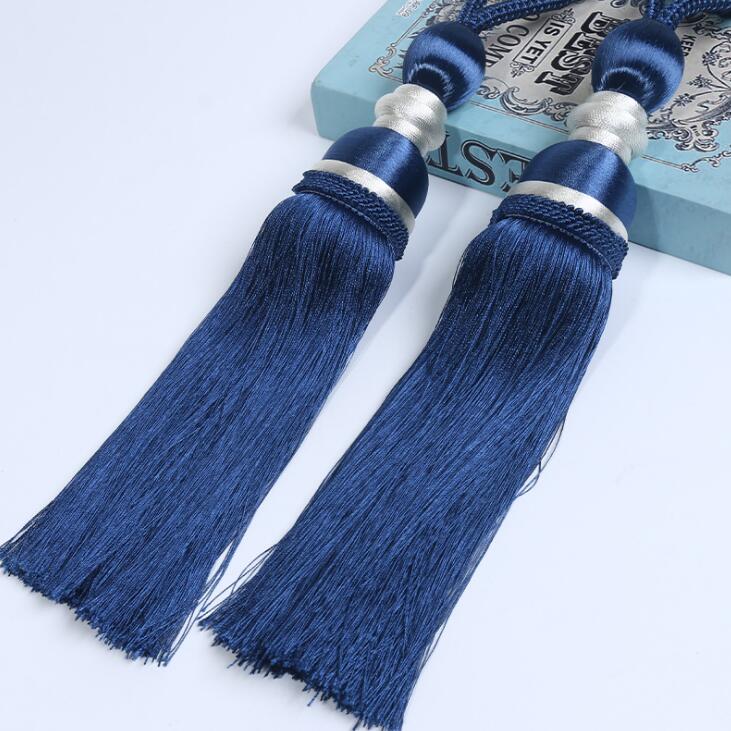 Rideau boule suspendu avec pompon, brosse à cravate, accessoires pour la maison: NO 5