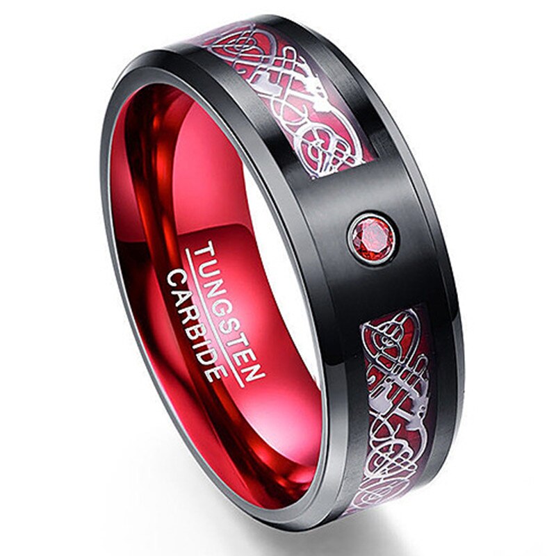 Set De 2 Anillos De Dedo Punk Gótico – Estilo Vintage De Aleación Plateada/Negra – Accesorio De Joyería Unisex Para Halloween Y Cosplay