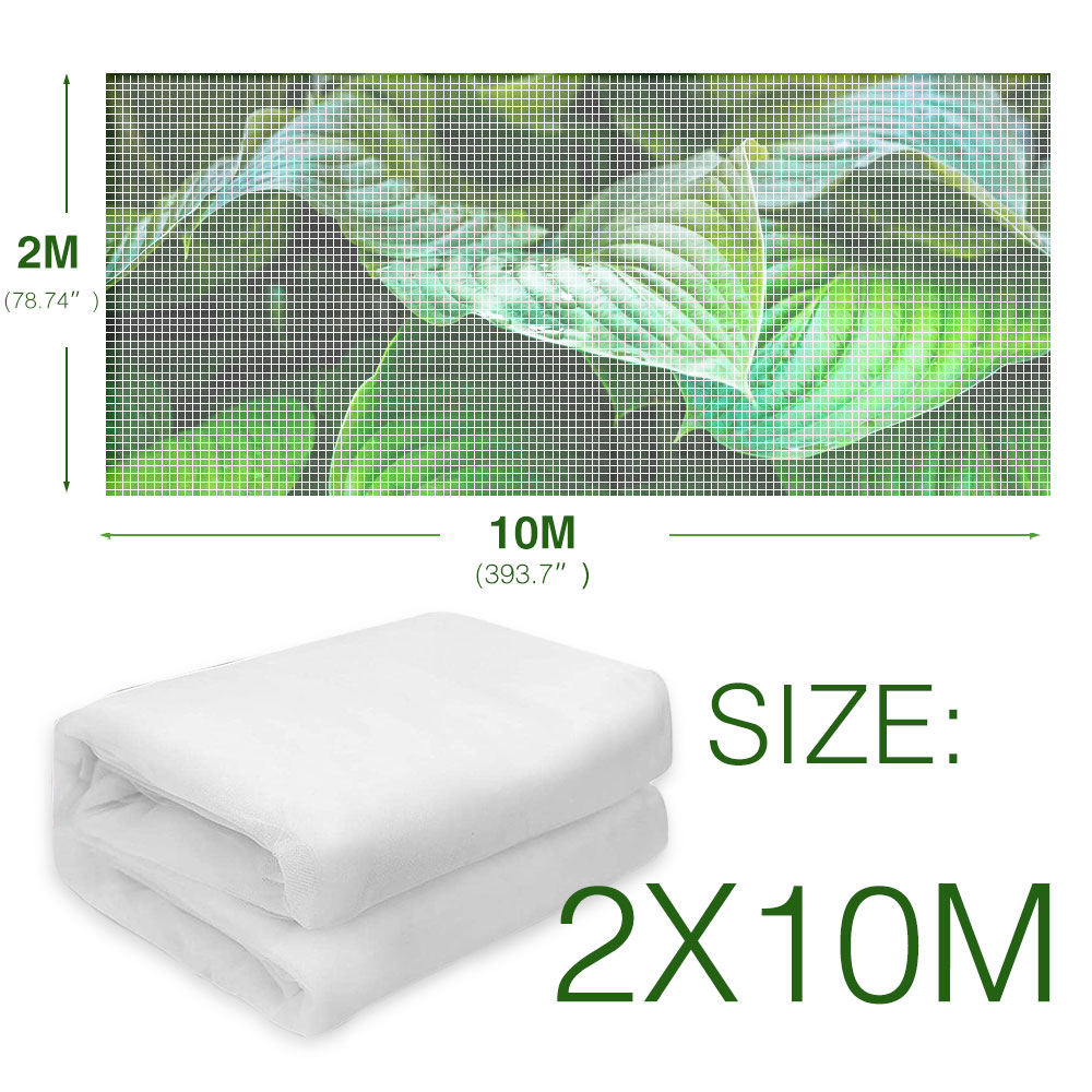 Garten Nylon Netze für Gewächshaus Obstgarten Gemüse Insekten Schutz Pflege Abdeckung Blume Schutzhülle Schädlingsbekämpfung Anti-vogel Mesh: S / green