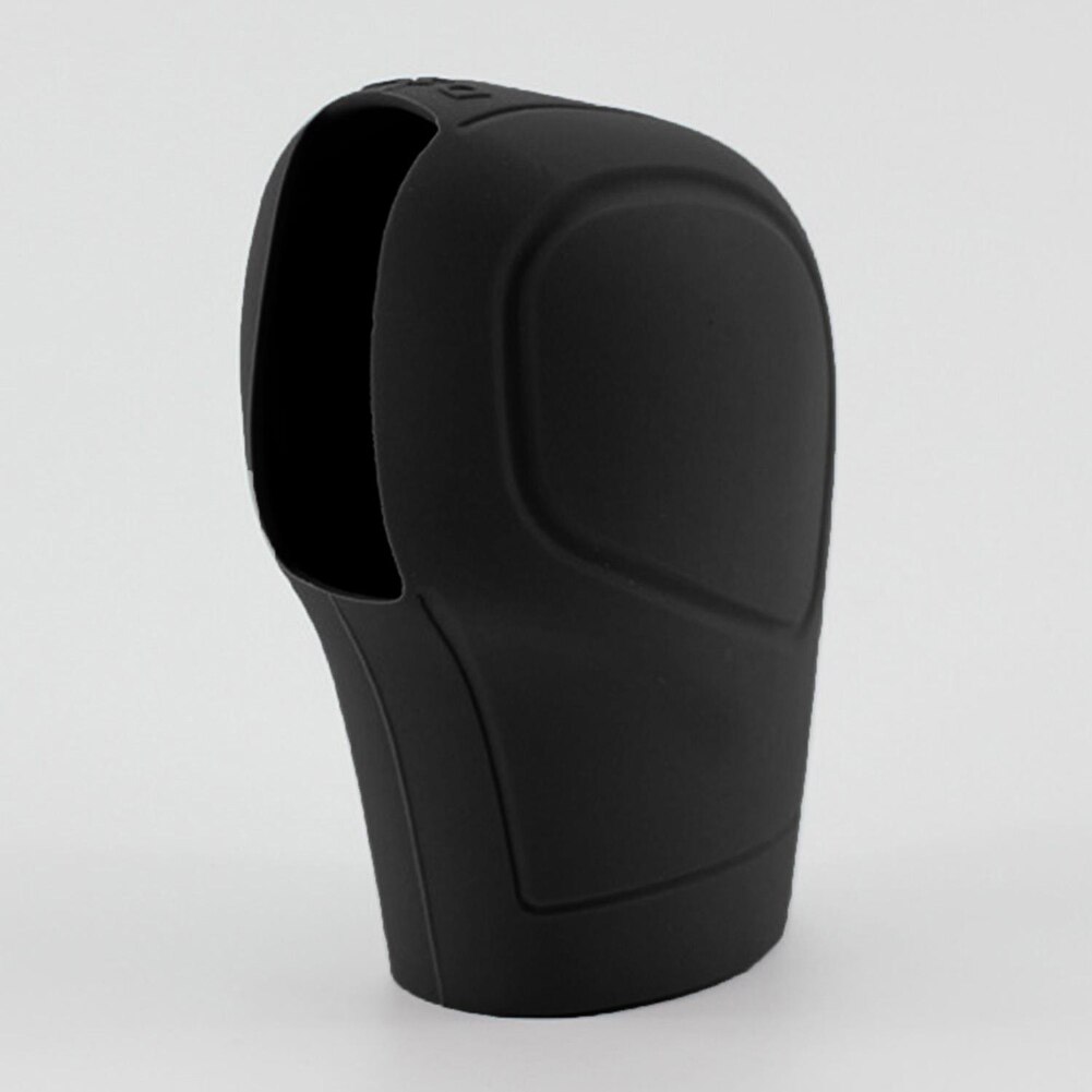 Universell manuell bil håndbremsekasse silikon girhode girskifte deksel fargerike bytte krager håndbremsegrep interiør dekor: Svart