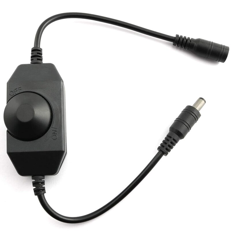 LED Bar Light Dimmer, DC 12V-24V Dimmer Switch, Suitable For LED Bar Light, LED Rope Light 3528, 5050, 5630: 120V