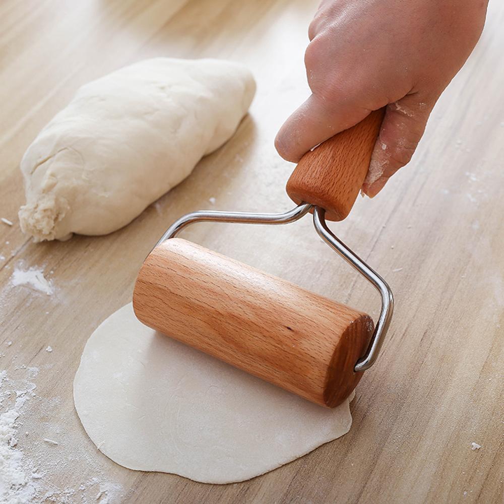 Deegroller Hout Non-stick Deeg Bakken Pizza Noedels Cookie Biscuit Chinese Voedsel Pasta Maken Gereedschap