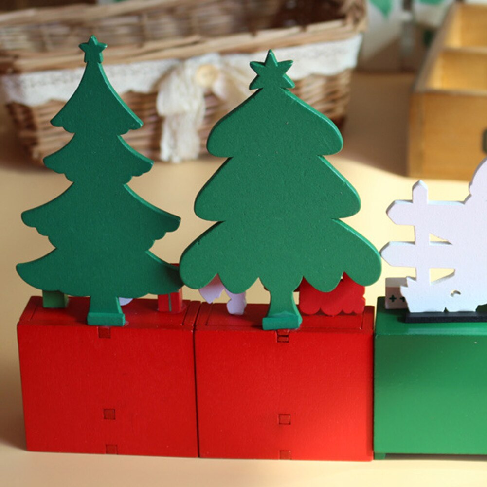 Juletræ julemand snemand elg tog nedtælling kalender ornament jule hjemmeindretning tilbehør fest forsyning bryllup forsyninger