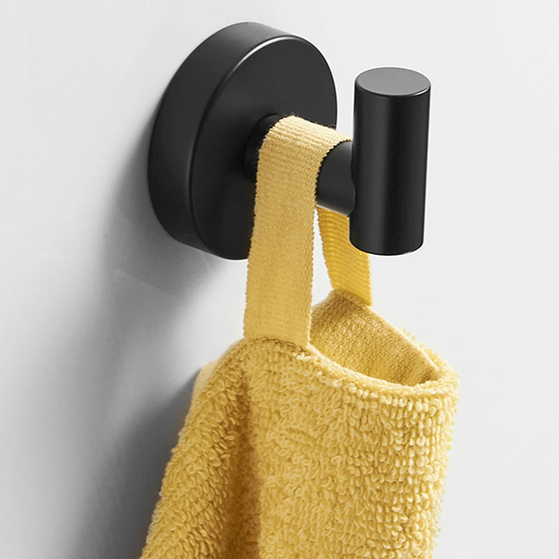 matt Geschwärzt Schlecht Hardware- einstellen Kleid Haken Einzigen Handtuch Bar Papier Halfter Schwarz Schlecht Zubehör Edelstahl