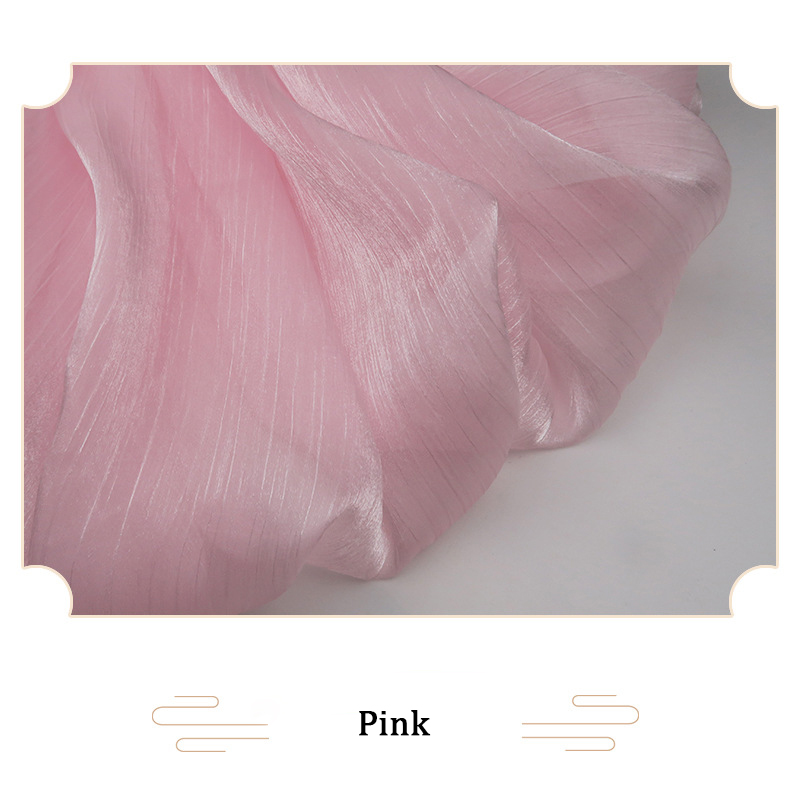 Organza Tule Stof Achtergrond Gordijnen Voor Wedding Party Home Decor Stof Voor Trouwjurk Diy Naaien 50cmX150cm: YELLOW