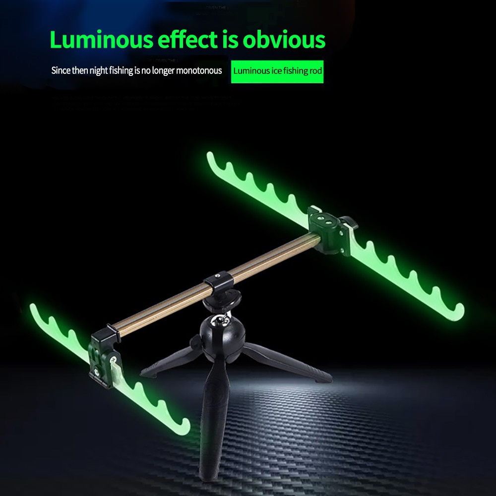 Hengelsteun houder camera statief standaard roestvrij staal winter ijs vishengel driehoek fort beugel hengelsportbenodigdheden