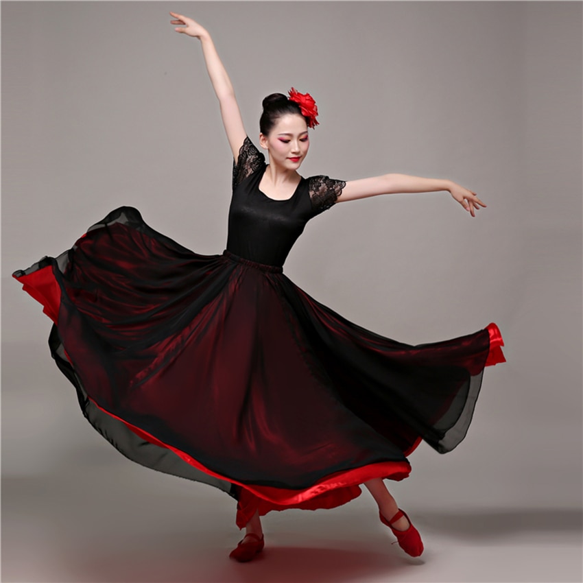 Spaans Buikdans Kostuums Flamenco Rok Voor Dansen Stierengevecht Festival Ballroom Gypsy Jurken Voor Vrouwen Swing Vestidos