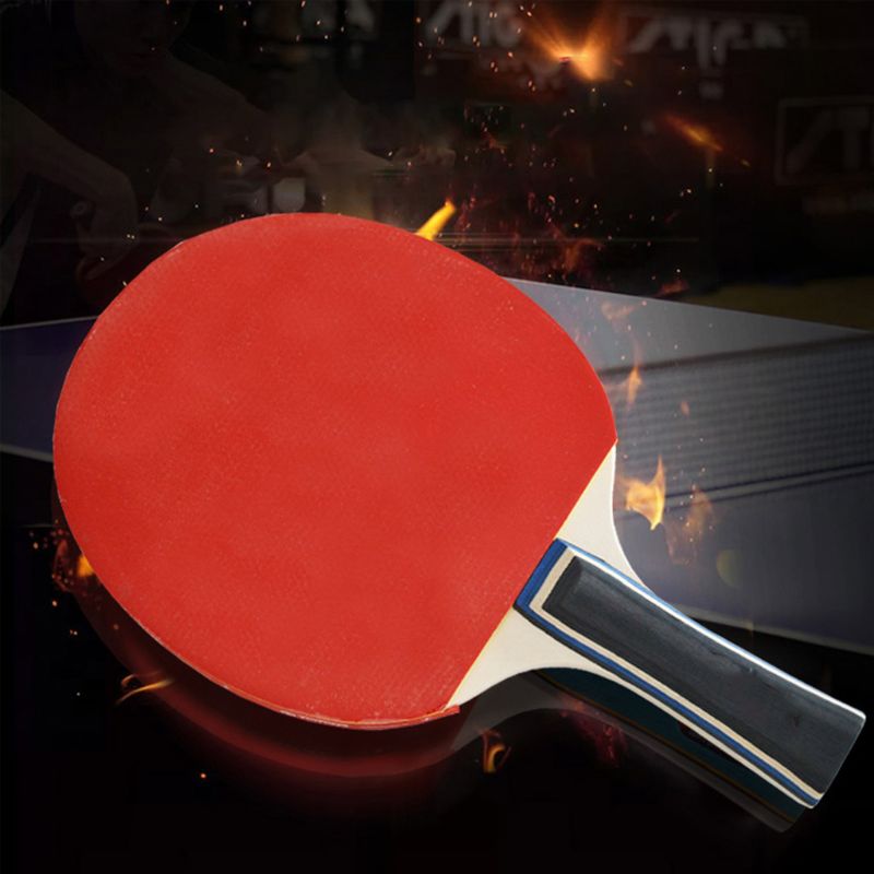 Sports and Entertainment Table Tennis Paddles Ping Pong Racket 2 Paddles with 3 Balls Set Semi-pro Rubber Durable