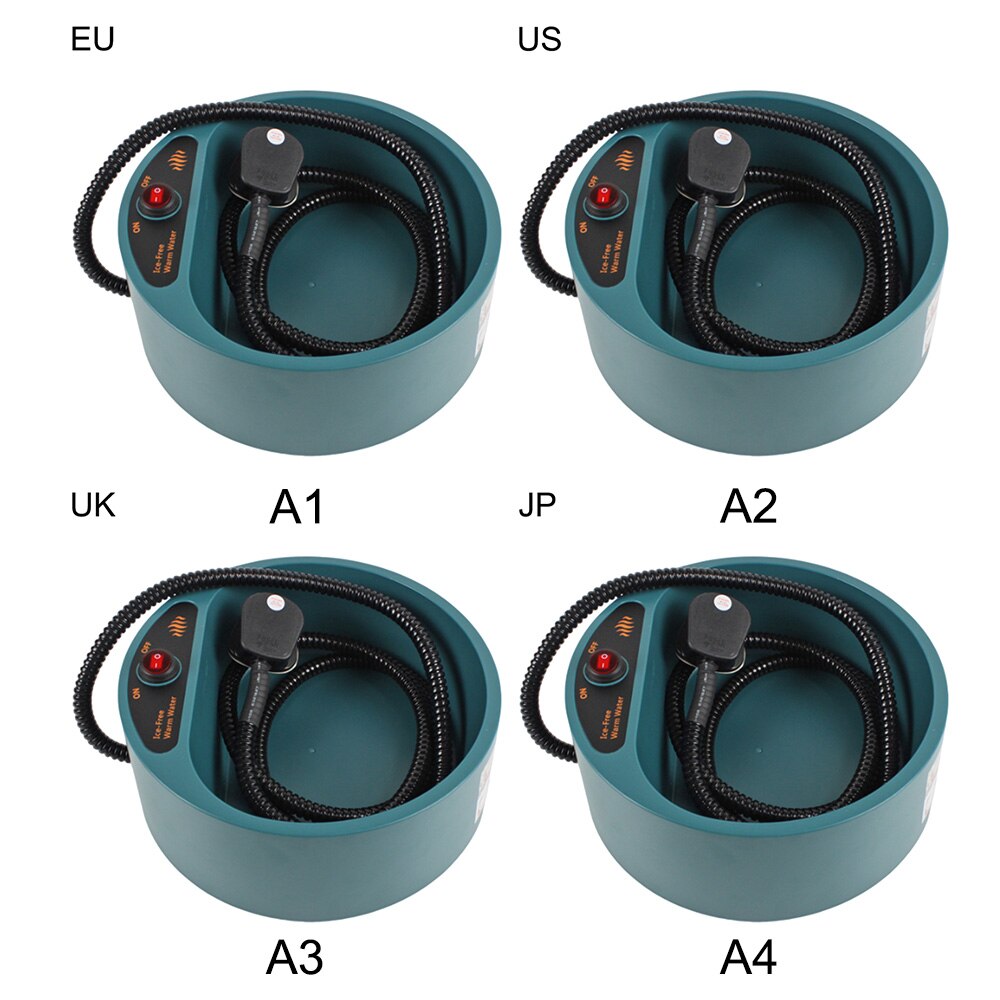 Wintervoerbak voor honden, katten, verwarmde voerbak, constante temperatuurbak, verwarmde isothermische bak, automatische waterbak