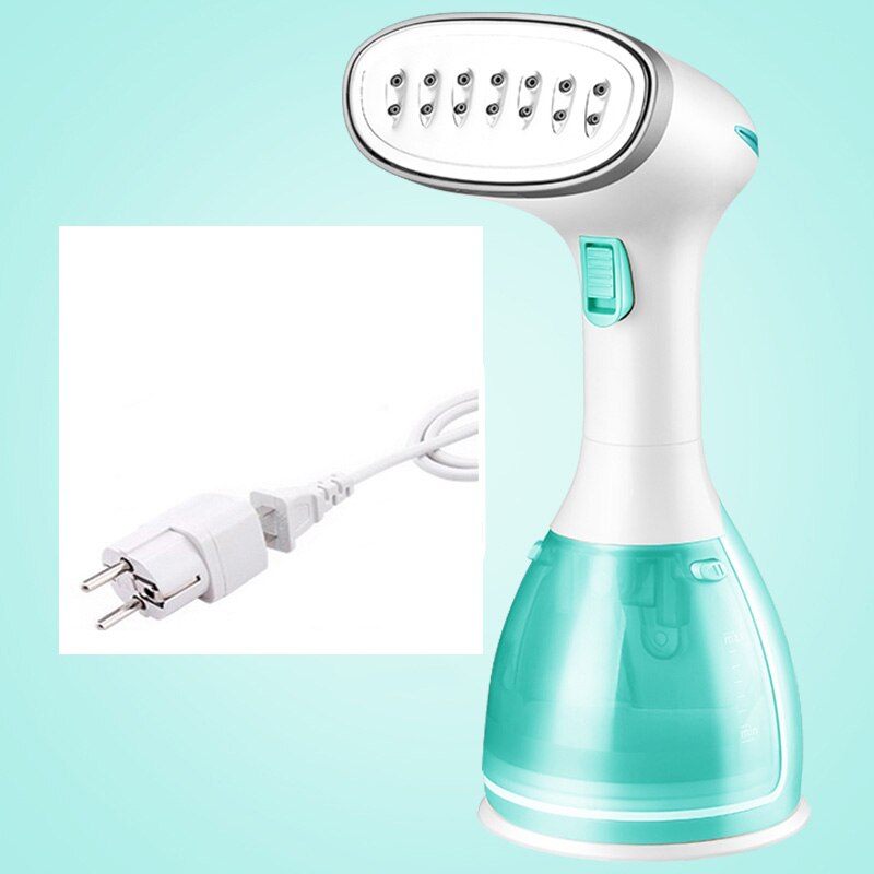 280ml Garment Steamers Portable Handheld Steamer Home Travel 15 Seconds Speed Clothes Steamer Steam Iron: green