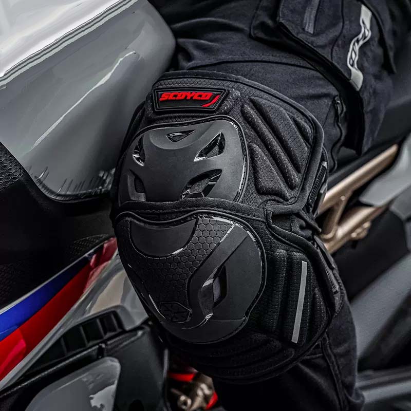Scoyco K-46 Ginocchiere per moto Motocross Ginocchiera Protezione dagli urti Moto Ciclismo MTB Dirt Bike Ginocchiere Parastinchi