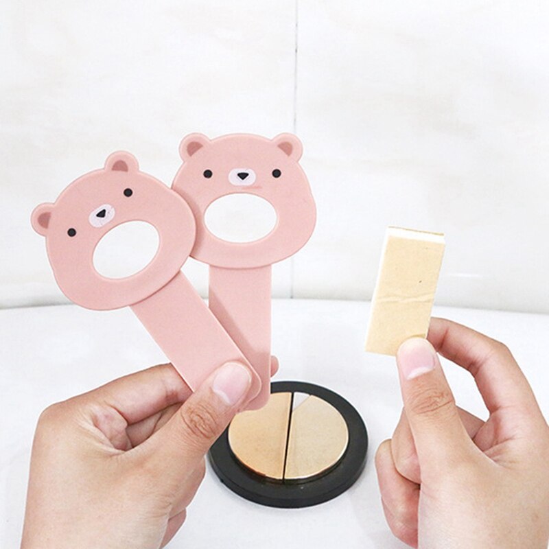 2 stuks cartoon toiletdeksel draagbaar toiletklepapparaat toiletdekselhefapparaat badkamer draagbare handgreepzitting accessoires