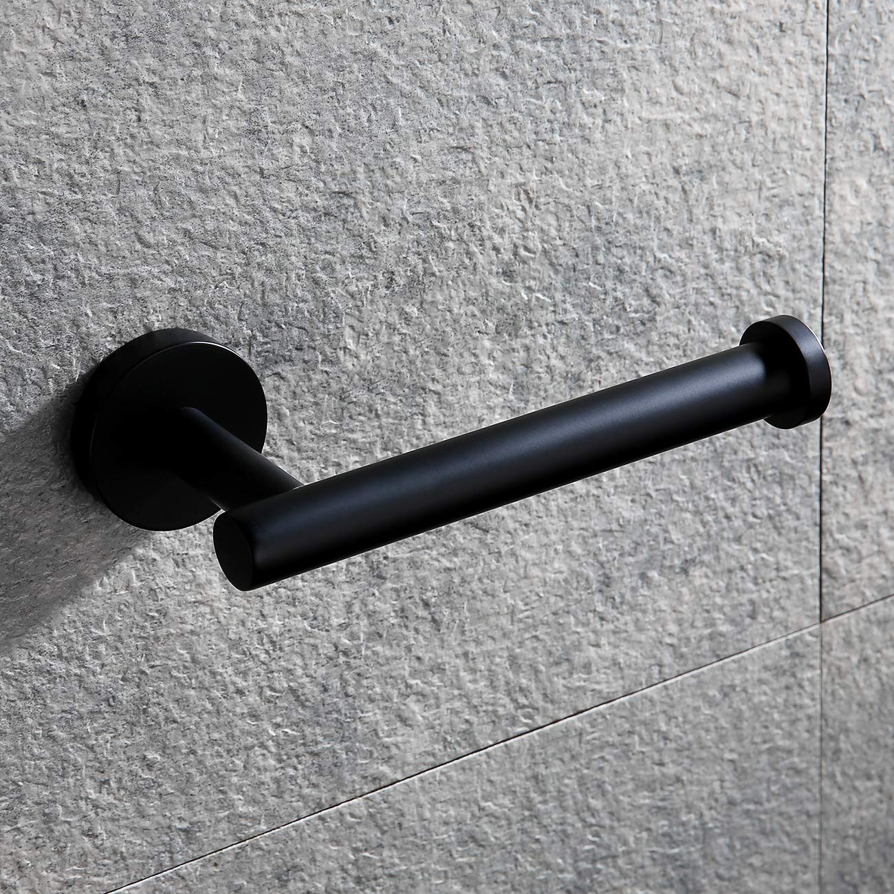 Black Toilet Paper Holder stainless Steel Wall Mount shelf paper towel for bathroom accessories D24