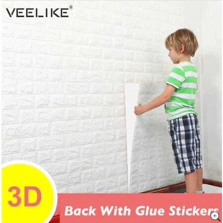 Self-adhesive wall panel 70*38 cm 3D embossed 402402943