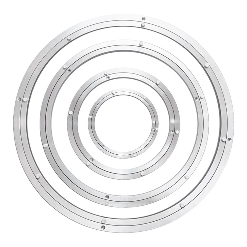 E5BE Heavy Duty Swivel Plate Lazy Susan Round Turntable Swivel Base Rotating Bearing Plate Easily Turn (5.5"/8"/9"/12" )