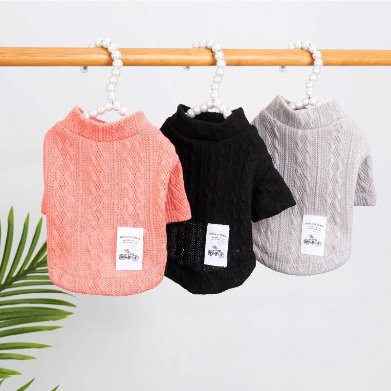 Pull à col ras du cou pour animal de compagnie, vêtement doux et Durable, accessoire pour chien et chat
