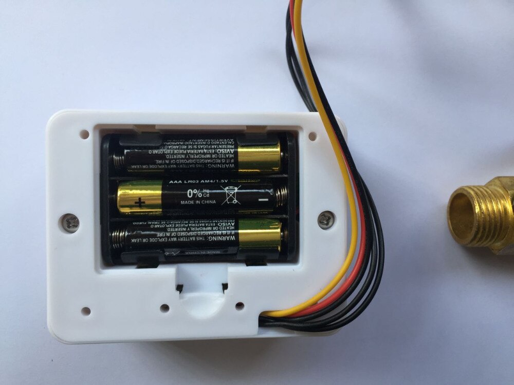 LCD display Digital flow meter+ Brass flow sensor temperature measuring YF-B7 Hall sensor meter switch