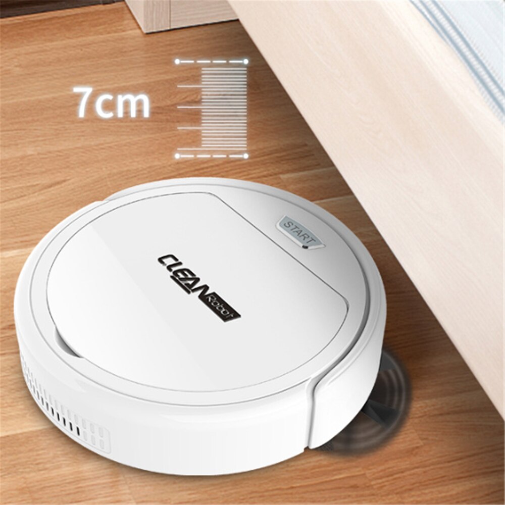 Smart Vacuum Cleaner Automatic Sweeping Robot Household USB Sweeper with Child Lock Switch Intelligent Mop Cleaning Machine
