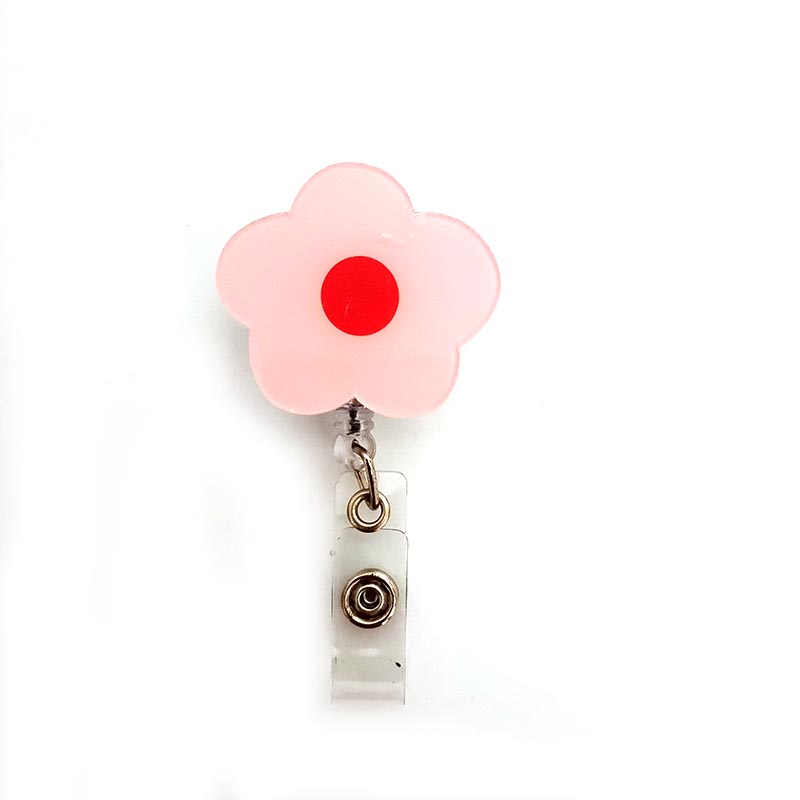 Candy Kleur Korea Beren Acryl Intrekbare Badge Reel Verpleegster Arts Student Tentoonstelling Id Card Clips Badge Houder Briefpapier: 16