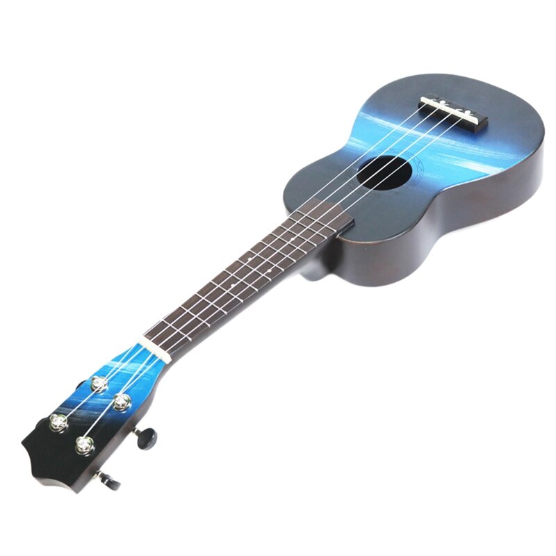 Ukulele Handgeschilderde 21 Ukelele Sopraan 4 Strings Uke Bas Snaarinstrument Perfect Voor Beginners: Starry sky 